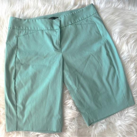 The Limited Pants - Women’s Shorts | THE LIMITED Mint Green Shorts 12 Cotton Blend